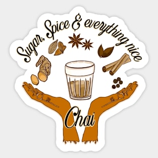 Chai tea lover Sticker